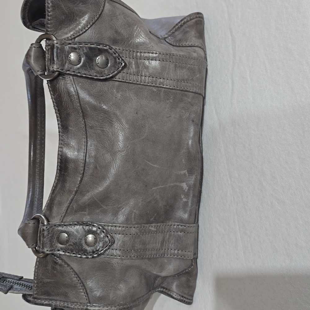 FRYE Gray Leather Women's Bag